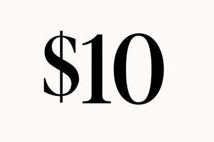 $10 number