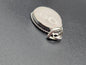 Rose Quartz Oval Pendant – 925 Sterling Silver